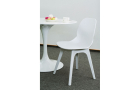 Комплект обідній стіл Matt White Glass + пластикові стільці Apple Concepto SET007 - Фото 9