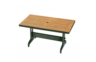 Diva (Дива) стол пластиковый прямоугольный 120 см зелёный 4494