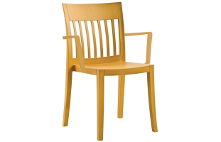 Eden K кресло пластиковое тёмно-жёлтое 2299