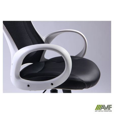 Крісло Viper білий, сидіння Неаполь N-20 / спинка Сітка чорна 261756 - Фото 7