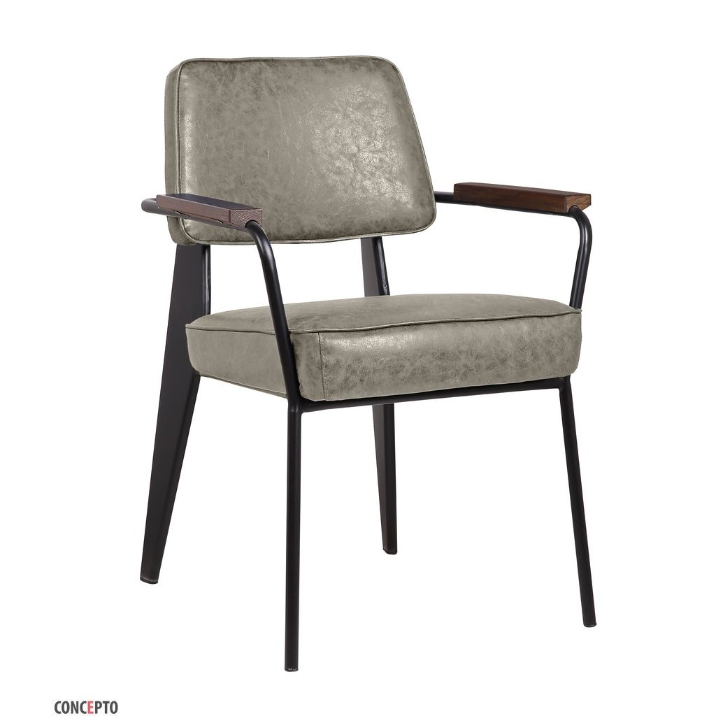 Trend (Тренд) Concepto крісло кожзам сіре MJ-526-GREY - Фото 2