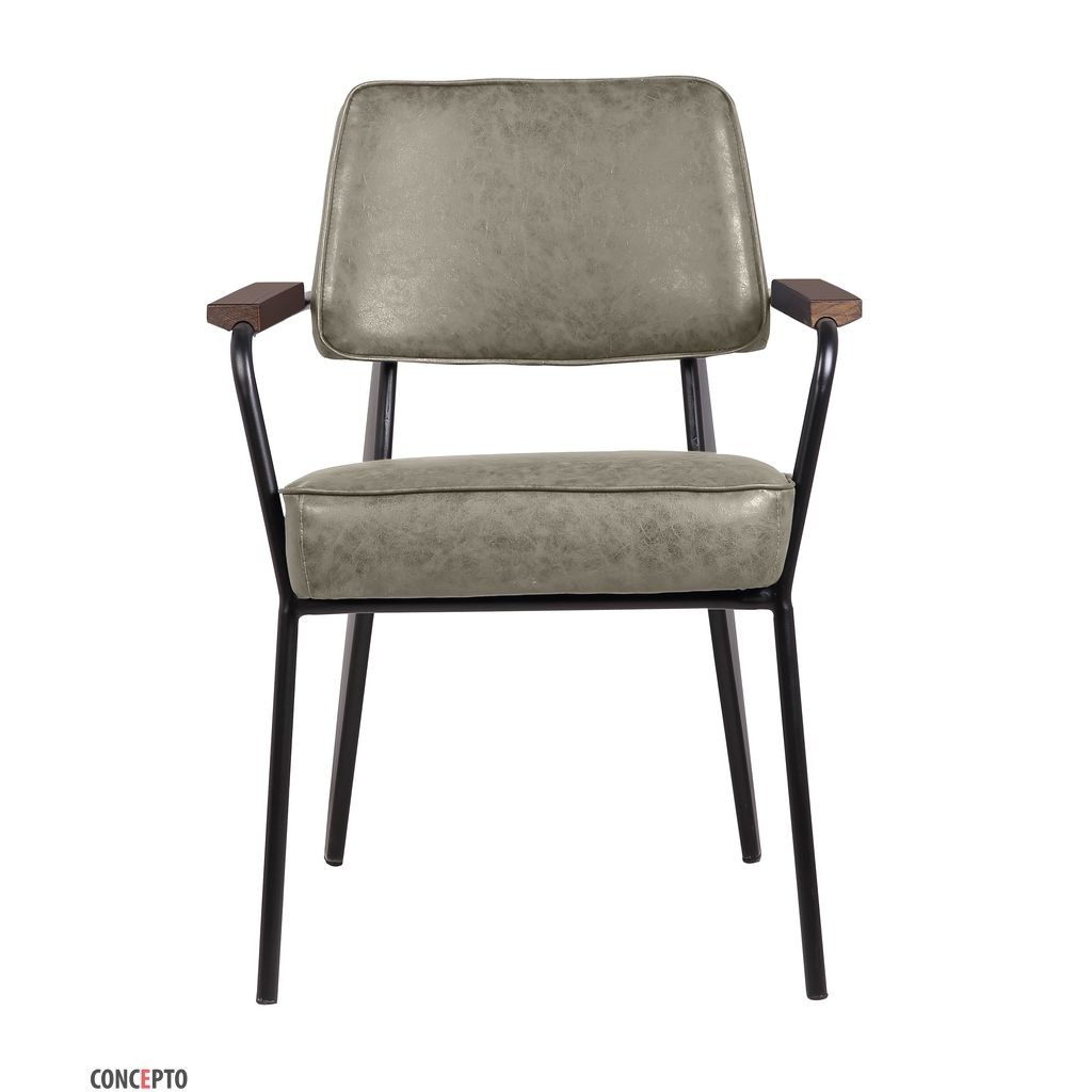 Trend (Тренд) Concepto крісло кожзам сіре MJ-526-GREY - Фото 3