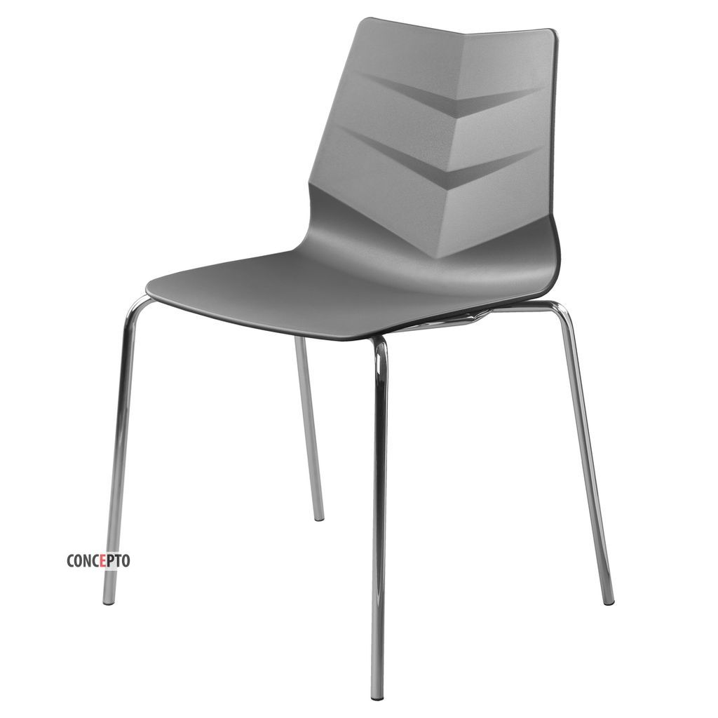 Комплект обідній стіл Irvin + пластикові стільці Leaf Concepto SET011 - Фото 3