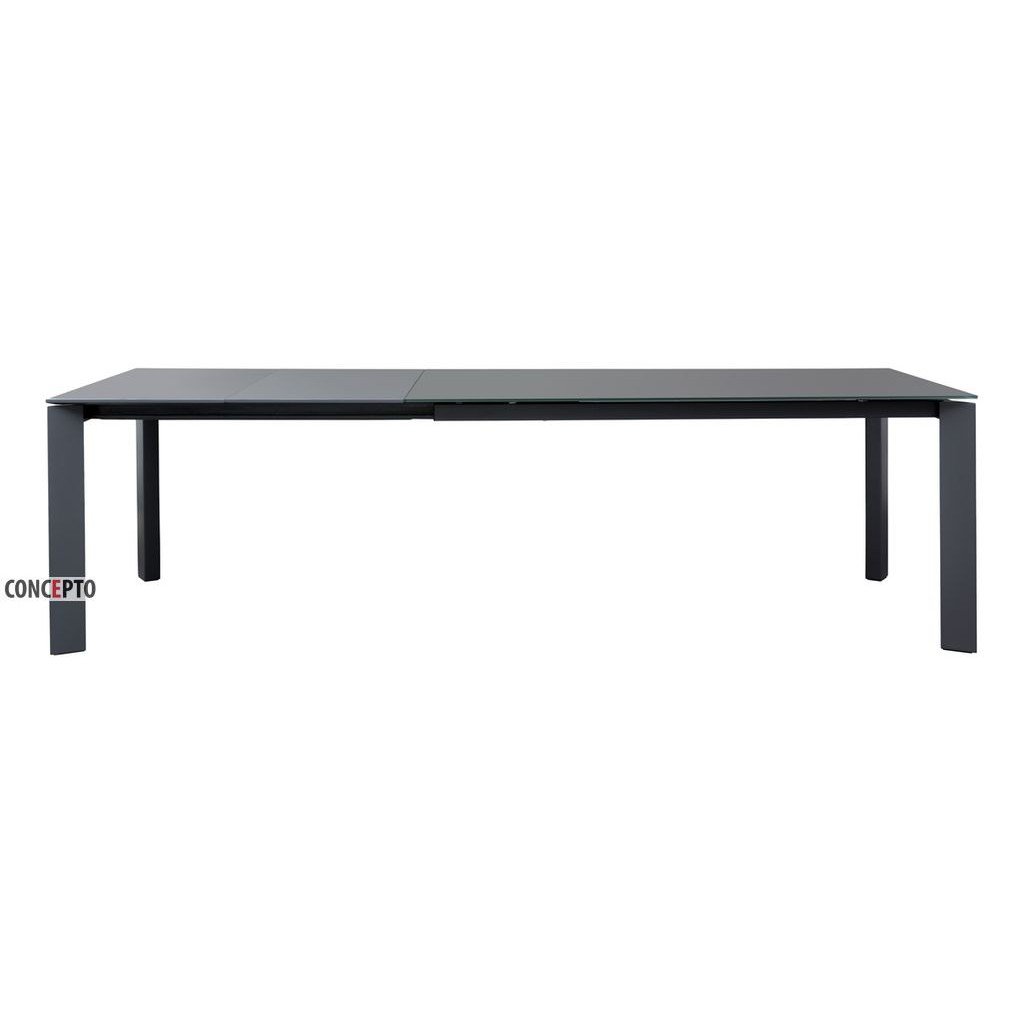 Matt Grey Glass (Мет Грей Глас) Concepto стіл розкладний сірий матовий 160-260 см TPDT656-MAT GREY - Фото 5